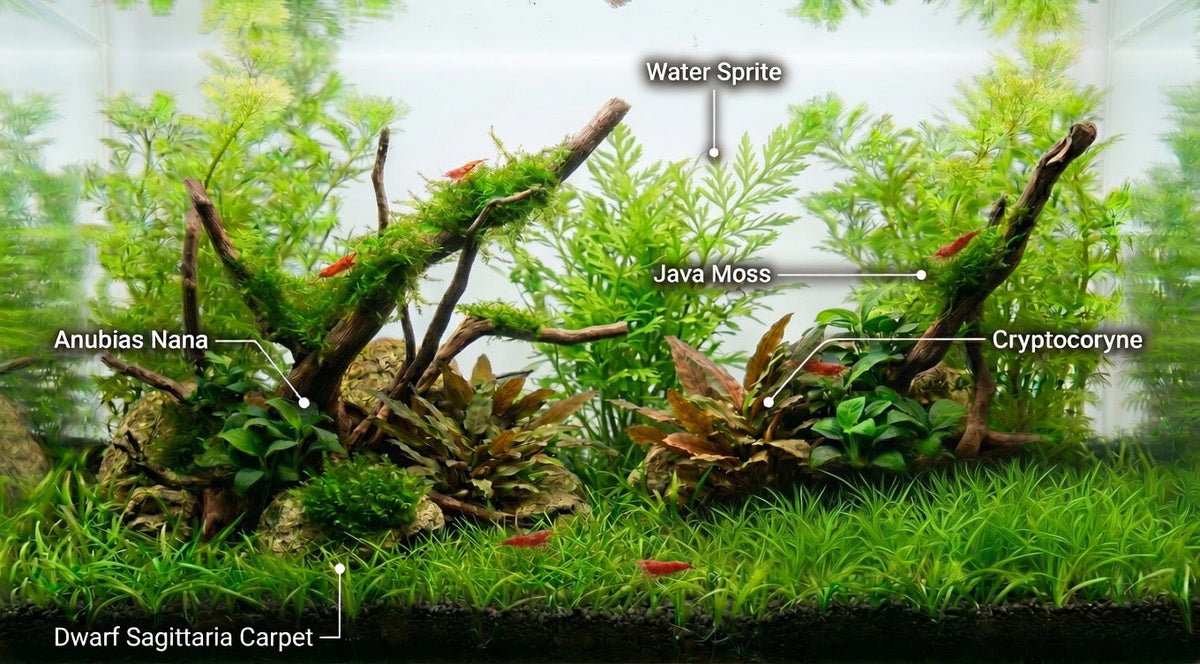 Shrimp Tank Plants