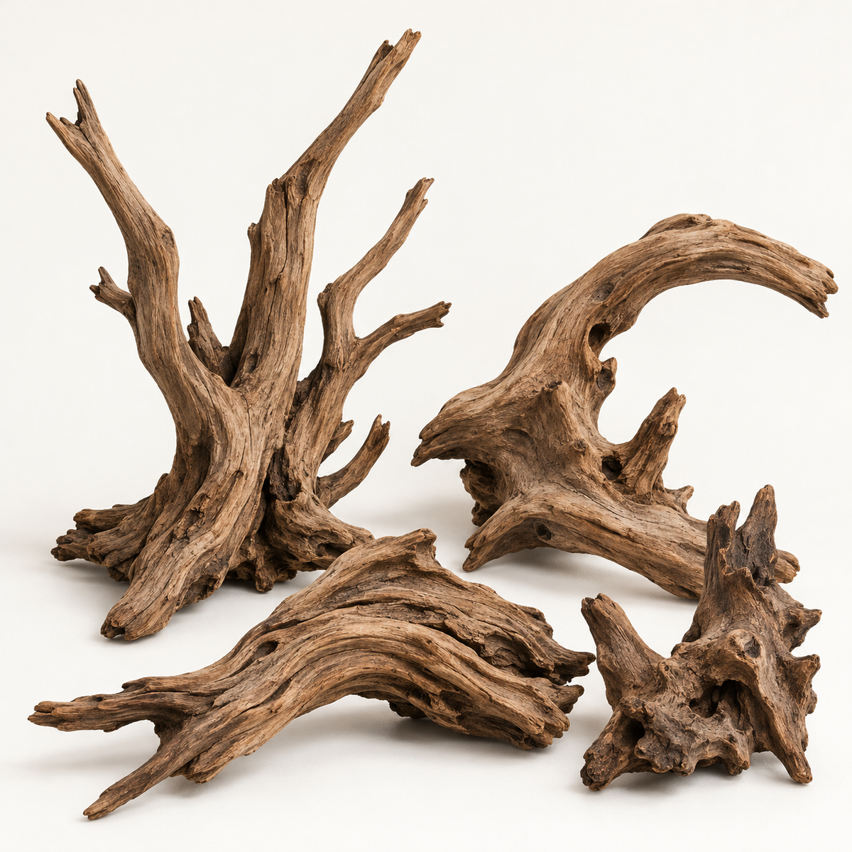 Medium assorted natural aquarium driftwood